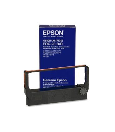 Cinta impresora epson erc 23b negra m 250 250a 255 255a 260 260a 264 265 265a 280 280a av tm 267 267ii