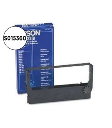 Cinta impresora epson erc 23b negra m 250 250a 255 255a 260 260a 264 265 265a 280 280a av tm 267 267ii