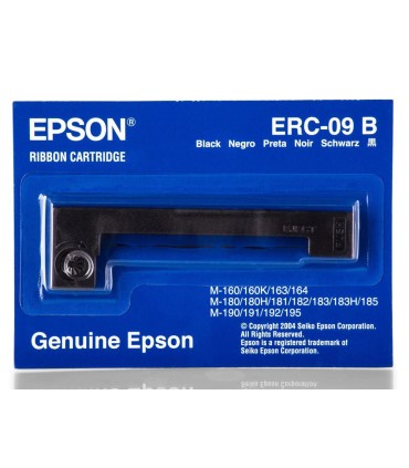 Cinta impresora epson erc 09b negra m 160 163 164 180 180h 181 182 183 185 190 191 192 195