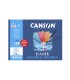 Papel acuarela basik canson din a4 370 gr pack de 6 hojas