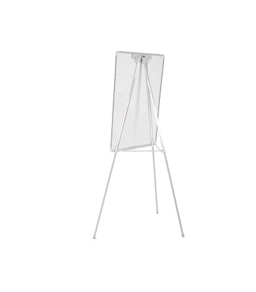 Pizarra blanca q connect con tripode 90x70x195cm para convenciones superficie lacadamagnetica escritura directa