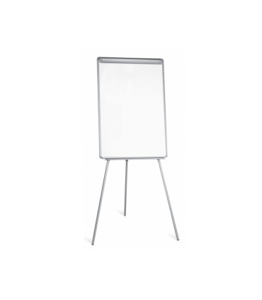 Pizarra blanca q connect con tripode 90x70x195cm para convenciones superficie lacadamagnetica escritura directa