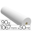 Papel reprografia para plotter 1067mmx50mt 90gr impresion ink-jet