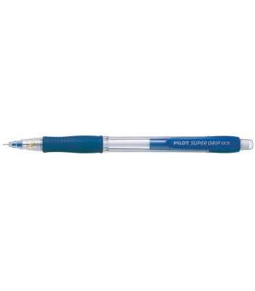 Portaminas pilot super grip azul 05 mm sujecion de caucho