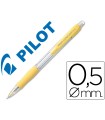 Portaminas pilot super grip amarillo 0,5 mm sujecion de caucho