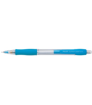 Portaminas pilot super grip celeste 05 mm sujecion de caucho