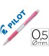 Portaminas pilot super grip rosa 05 mm sujecion de caucho