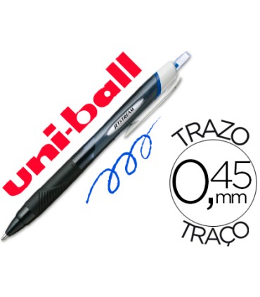 Boligrafo uni ball jet stream sport sxn 150 tinta hibrida azul