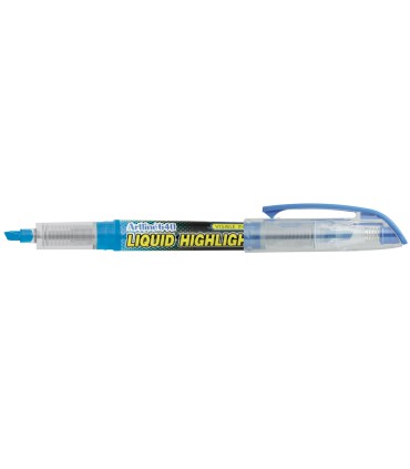 Rotulador artline fluorescente ek 640 azul punta biselada