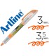 Rotulador artline fluorescente ek 640 naranja punta biselada