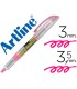 Rotulador artline fluorescente ek 640 rosa punta biselada