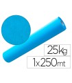 Papel kraft azul bobina 1,00 mt x 250 mt especial para embalaje