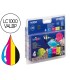 Ink jet brother lc 1000 pack negro cian magenta y amarillo