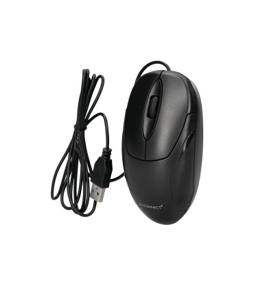 Raton q connect optico 800 dpi usb 15 ghz negro