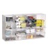 Archicubo archivo 2000 4 cajones organizador modular plastico 190x150x150 mm incluye 2 clips de sujecion