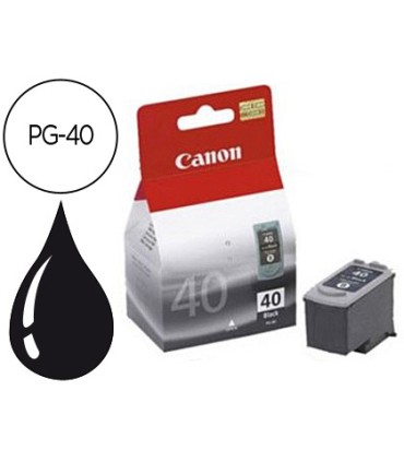 Ink jet canon ip1200 1300 1600 2200 mp150 160 170 450 460 jx200 55 negro pg 40