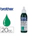 Tinta brother para sellos automaticos color verde bote de 20 cc