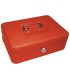 Caja caudales q connect 10 250x180x90 mm roja con portamonedas