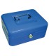 Caja caudales q connect 8 200x160x90 mm azul con portamonedas