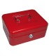 Caja caudales q connect 8 200x160x90 mm roja con portamonedas