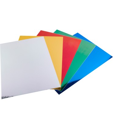 Cartulina liderpapel a4 235 g m2 metalizada 5 colores surtidos paquete de 50 hojas