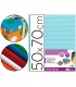 Carton ondulado liderpapel 50 x 70cm 320g m2 celeste