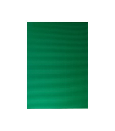 Carton ondulado liderpapel 50 x 70cm 320g m2 verde hoja