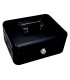 Caja caudales q connect 8 200x160x90 mm negra con portamonedas