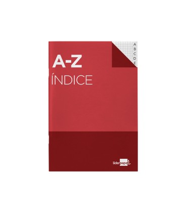 Indice liderpapel tapa cartoncillo cuarto 24 hojas 70g m2 colores surtidos