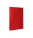 Libreta indice liderpapel similpiel a7 120 hojas 70g m2 color rojo