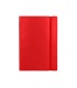 Libreta indice liderpapel similpiel a7 120 hojas 70g m2 color rojo