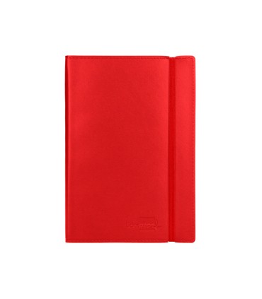 Libreta indice liderpapel similpiel a7 120 hojas 70g m2 color rojo