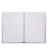 Libreta indice liderpapel similpiel a6 120 hojas 70g m2 color azul