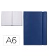 Libreta indice liderpapel similpiel a6 120 hojas 70g m2 color azul