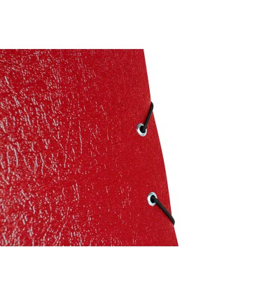 Carpeta proyectos liderpapel folio lomo 90mm carton gofrado roja