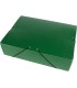 Carpeta proyectos liderpapel folio lomo 90mm carton gofrado verde