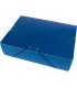 Carpeta proyectos liderpapel folio lomo 90mm carton gofrado azul