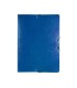 Carpeta proyectos liderpapel folio lomo 90mm carton gofrado azul