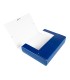 Carpeta proyectos liderpapel folio lomo 70mm carton gofrado azul