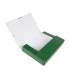 Carpeta proyectos liderpapel folio lomo 50mm carton gofrado verde