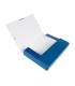 Carpeta proyectos liderpapel folio lomo 50mm carton gofrado azul