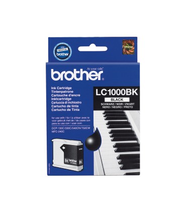 Ink jet brother lc 1000bk negro