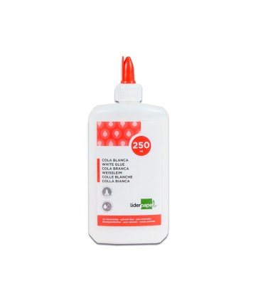 Pegamento cola blanca lavable liderpapel bote de 250 ml