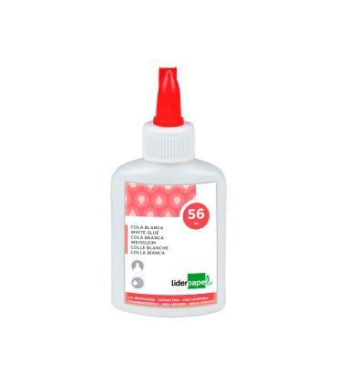 Pegamento cola blanca lavable liderpapel bote de 56 ml