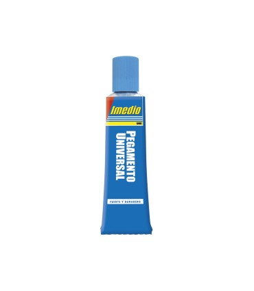 Pegamento imedio universal transparente banda azul 35 ml unidad