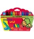 Lapices cera giotto super bebe caja de 10 colores surtidos sacapuntas