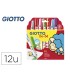 Rotulador giotto super bebe caja de 12 colores surtidos