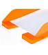 Bandeja sobremesa plastico q connect naranja transparente240x70x340 mm