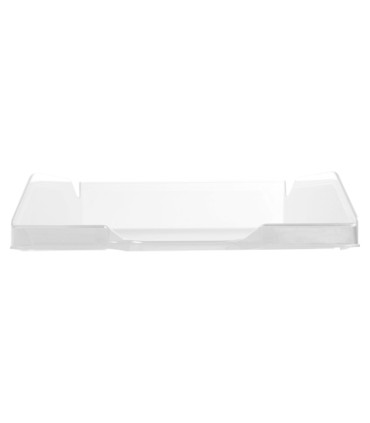 Bandeja sobremesa plastico q connect transparente 240x70x340 mm