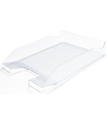 Bandeja sobremesa plastico q connect transparente 240x70x340 mm